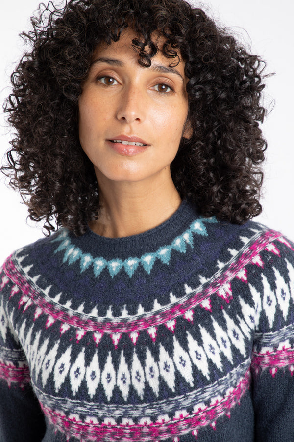 Weird Fish Women's Lowell Eco Fair Isle Jumper 203595